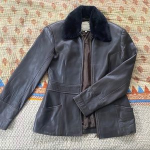 Ruby Kenneth Winnie leather jacket